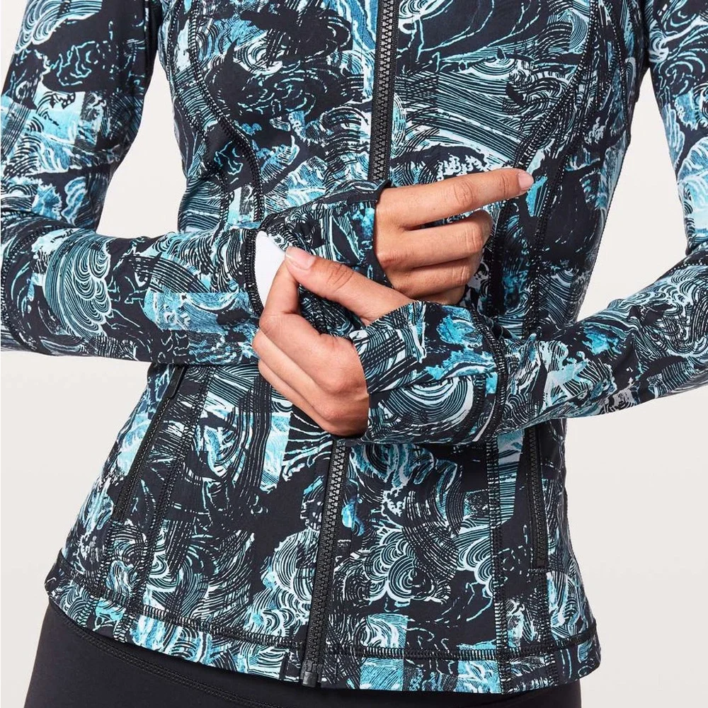 Lululemon Define Jacket *Nulux Eternal Wave Starlight Black, size 2